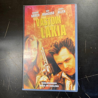 Vastoin lakia VHS (VG+/M-) -toiminta/jännitys-